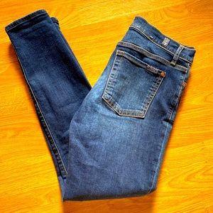 7 for All Mankind b(air) skinny ankle jeans😍